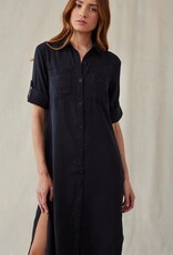 BELLA DAHL DUSTER DRESS VINTAGE BLACK