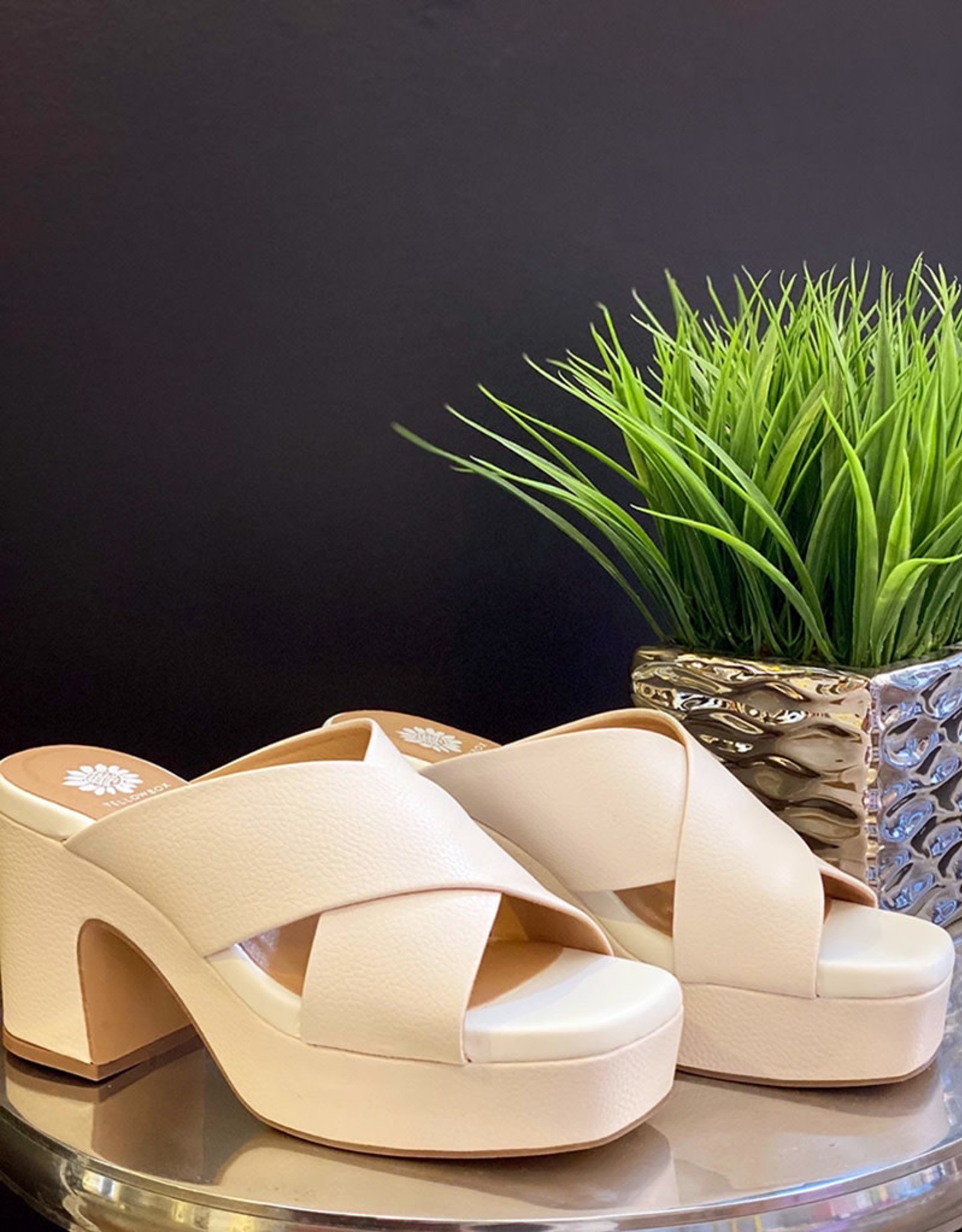 Ivory White Ankle Strap High Heel Platform Bride Shoes | Tajna Shoes –  Tajna Club