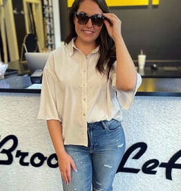 Oyster Button Up Blouse