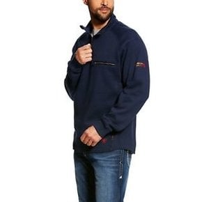 ARIAT FR REV 1/4 ZIP NAVY 10022333