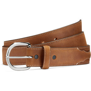 BRIGHTON BROWN CLASSIC WESTERN BELT X5409