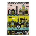 Indygenous Indianapolis: Mid-century Color 12x18 Poster