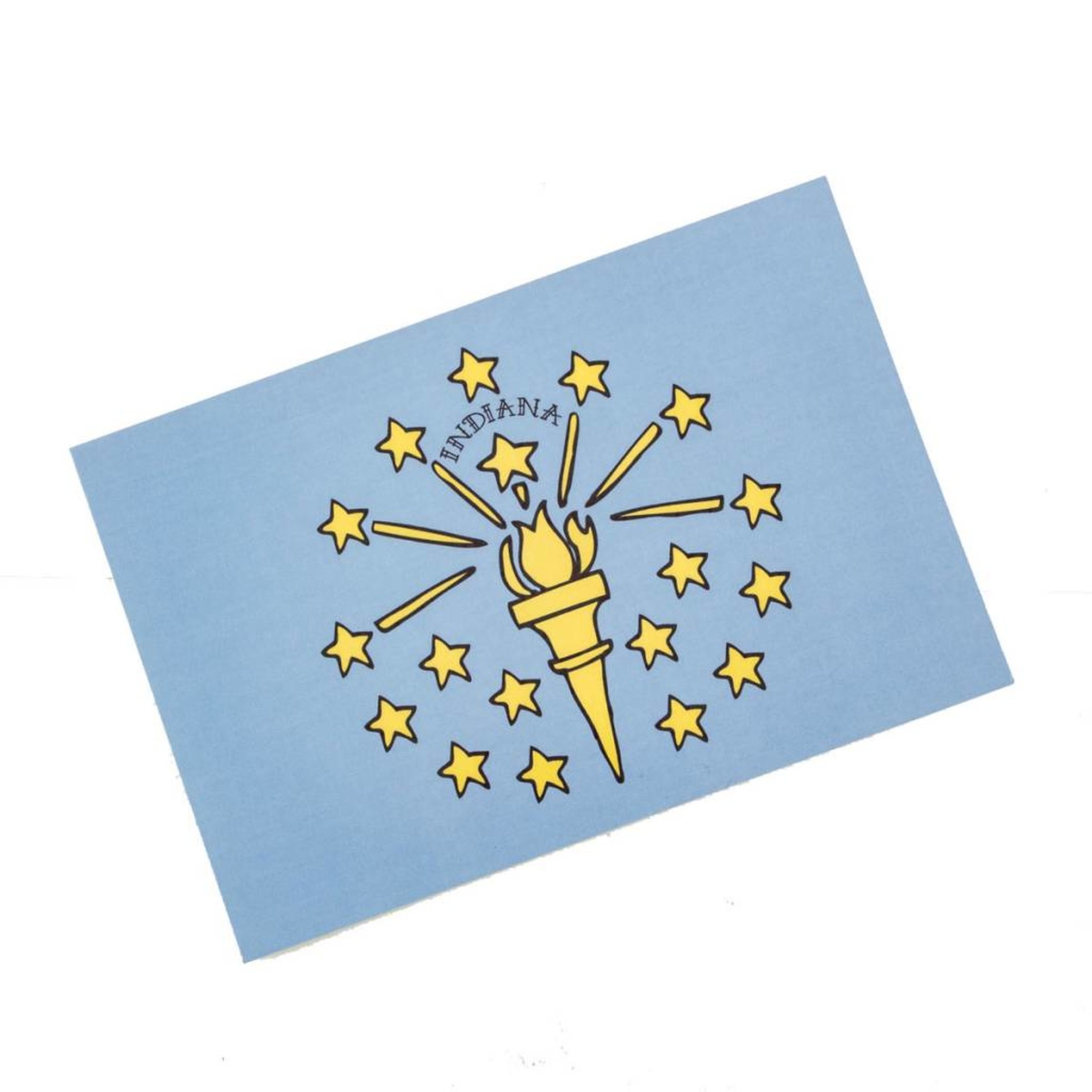 Jean Elise Designs / Lovely Things by Jean Elise / Toys by Jean Elise Indiana State Flag Postcard