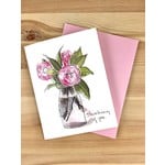 An Open Sketchbook Camellias: Thinking Of You Greeting Card