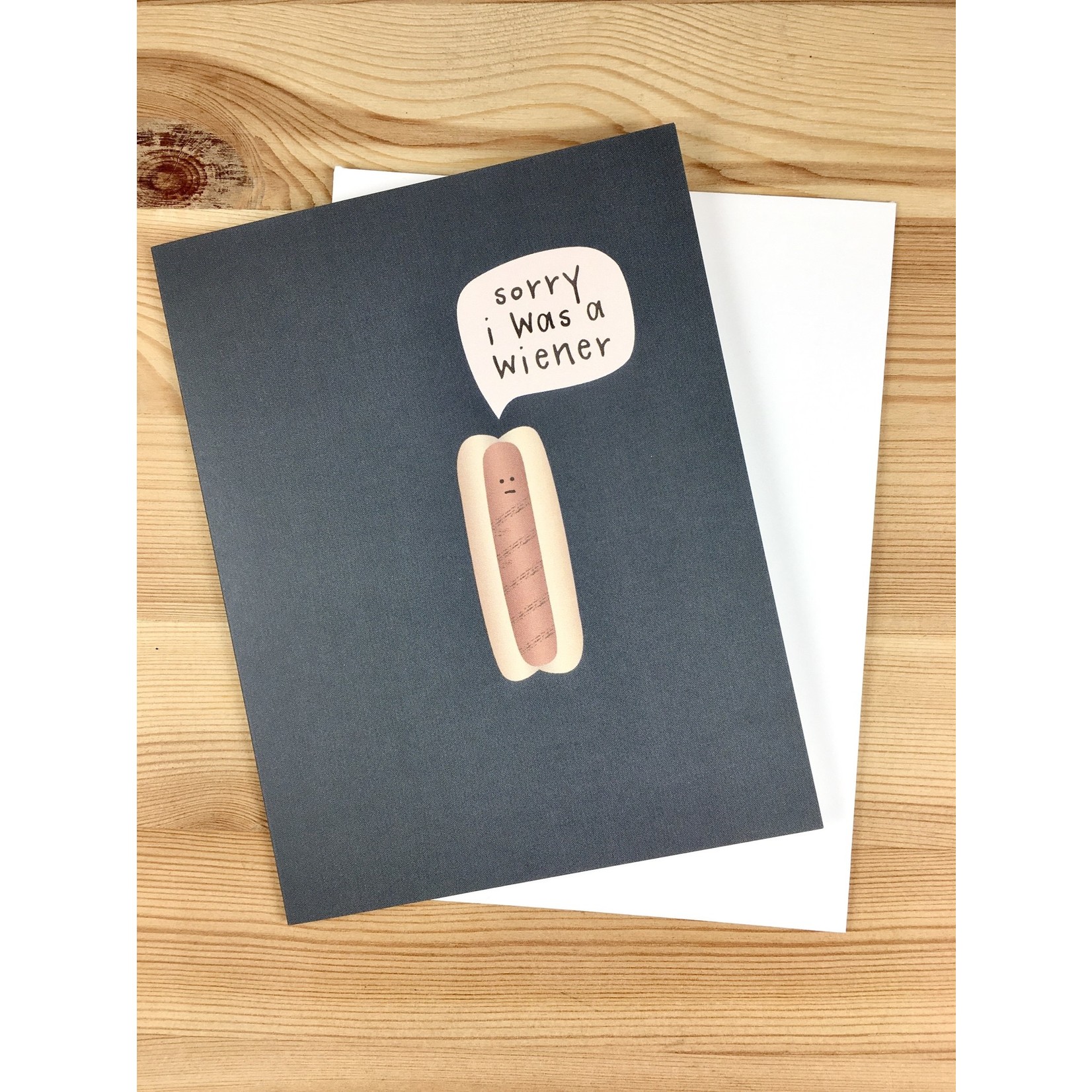 Haven Paperie Sorry Wiener Greeting Card