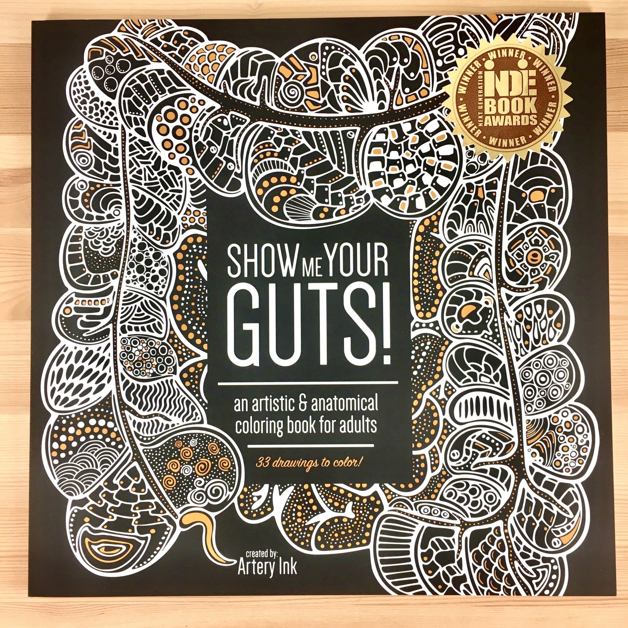 Download Show Me Your Guts Adult Coloring Book Homespun Modern Handmade