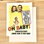 Alternate Histories Oh Baby! Greeting Card