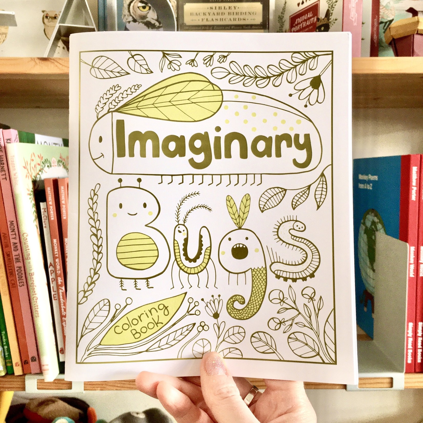 Cordial Kitten Imaginary Bugs Coloring Book