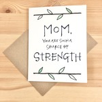 Lacelit (APO) Source Of Strength Mom Greeting Card