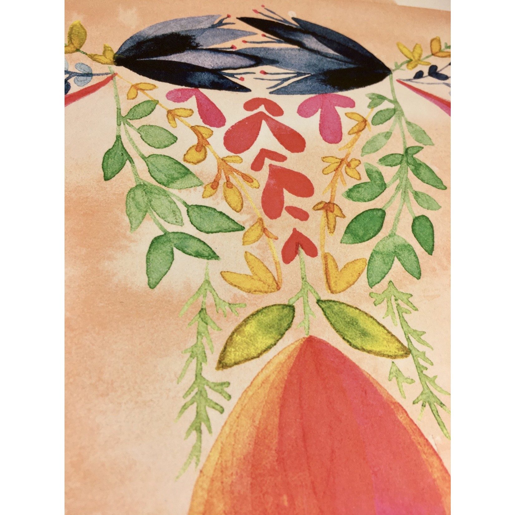 Meera Lee Patel (APO) Floral Watercolor Female 11x14 Art Print