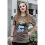 United State of Indiana Explore Outdoors Brown Tee