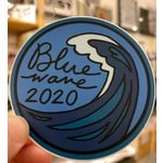 Jean Elise Designs Blue Wave 2020 Sticker