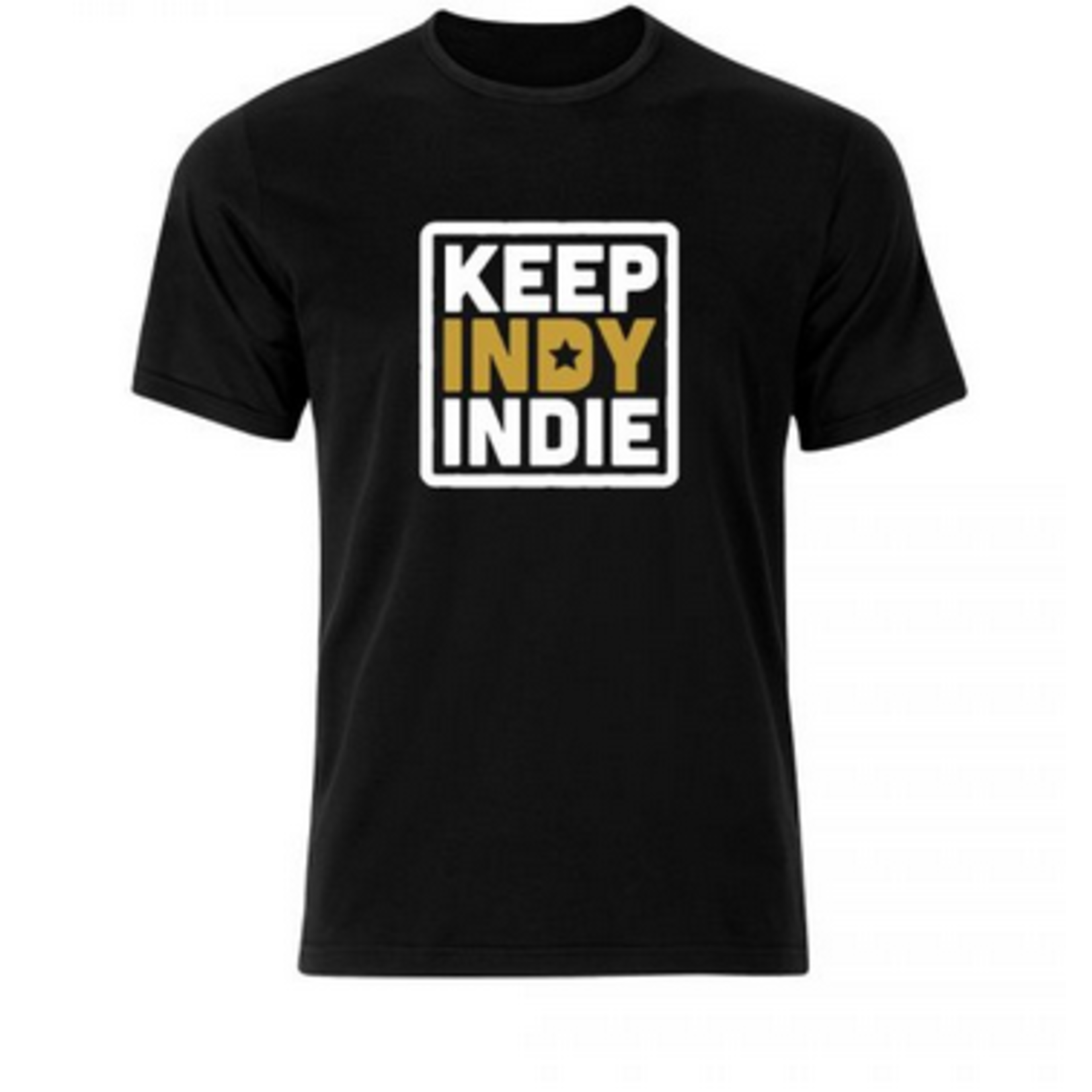 Keep Indy Indie Keep Indy Indie Black Logo Tee