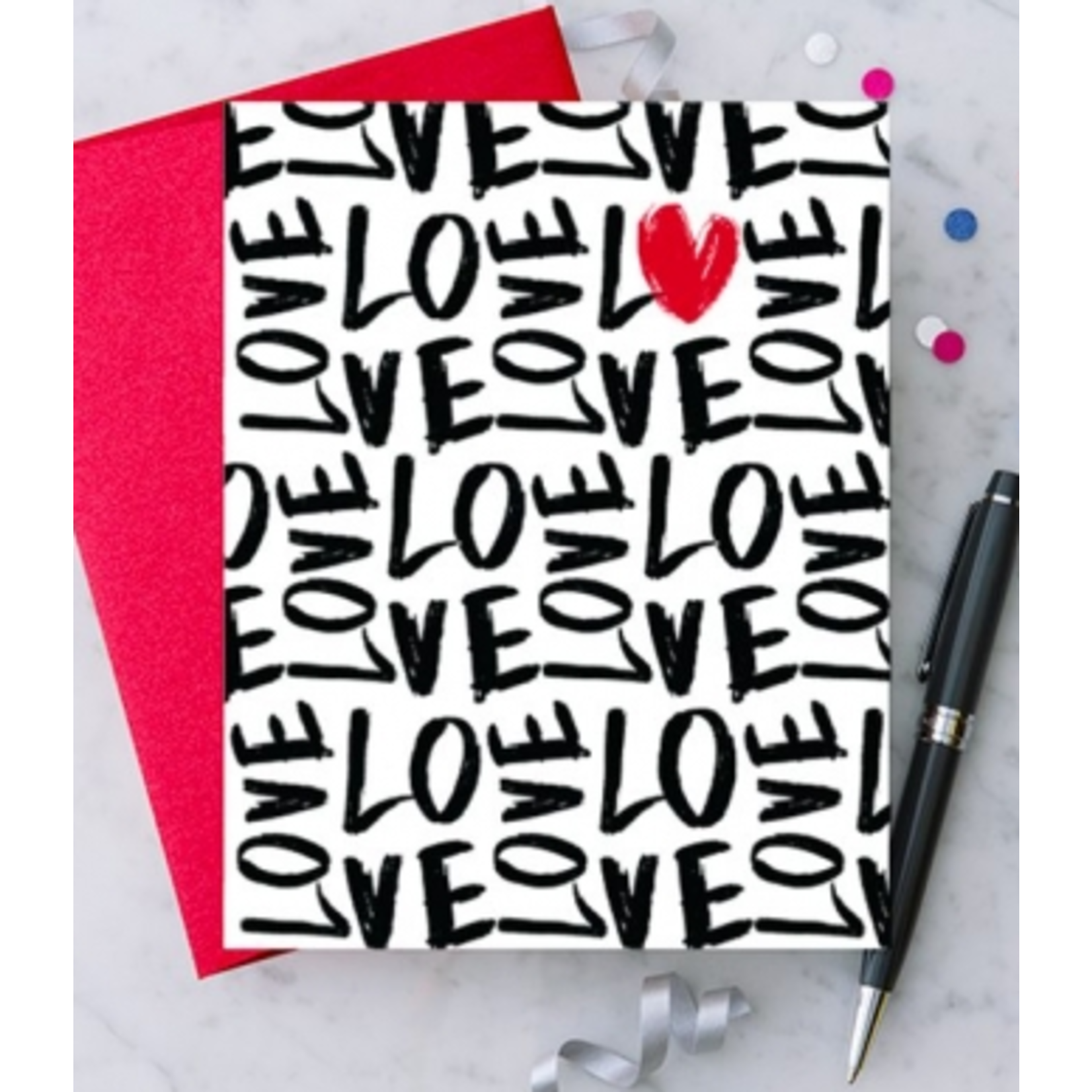 Design With Heart (QO) Handwritten Love Greeting Card