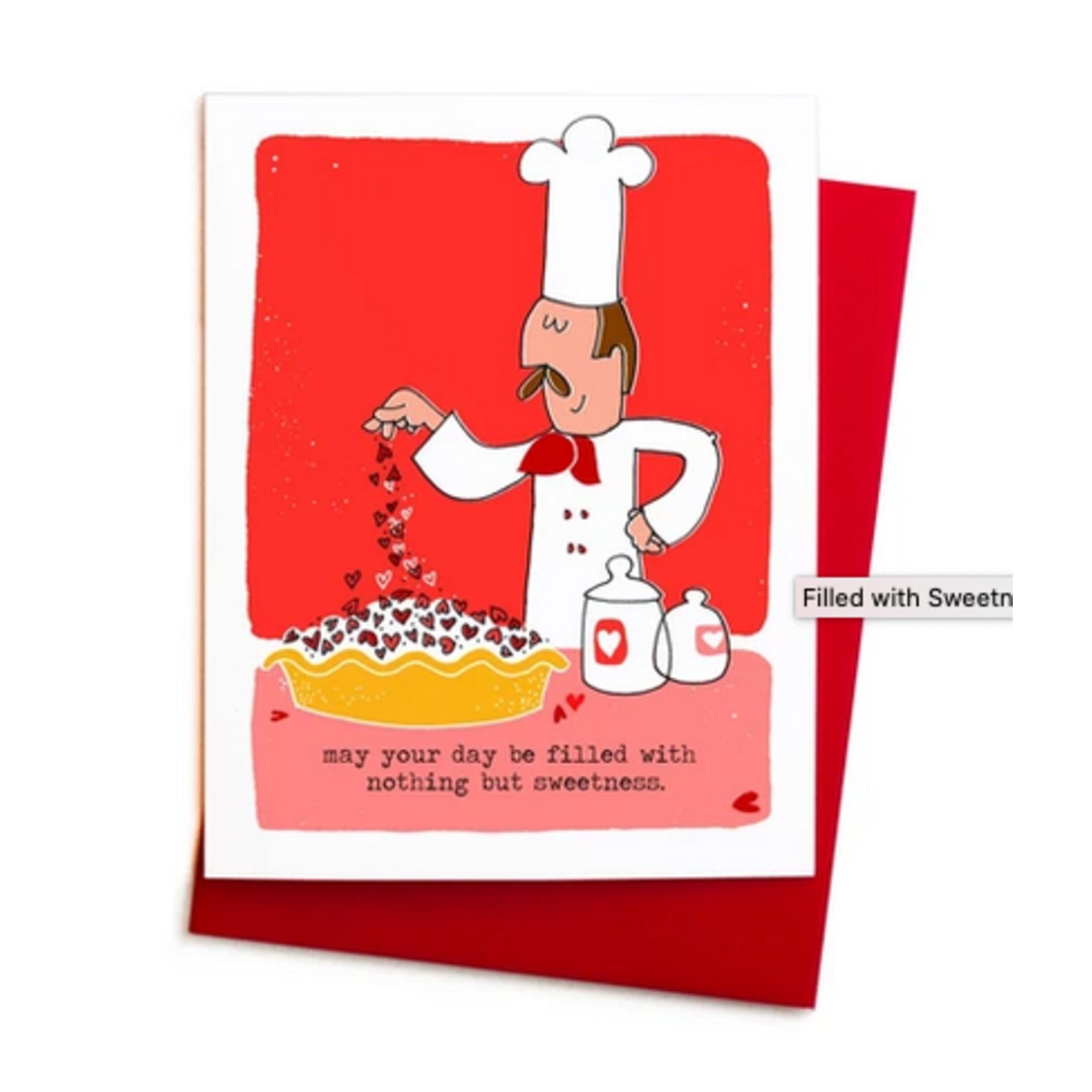 An Open Sketchbook Filled With Sweetness Chef Greeting Card
