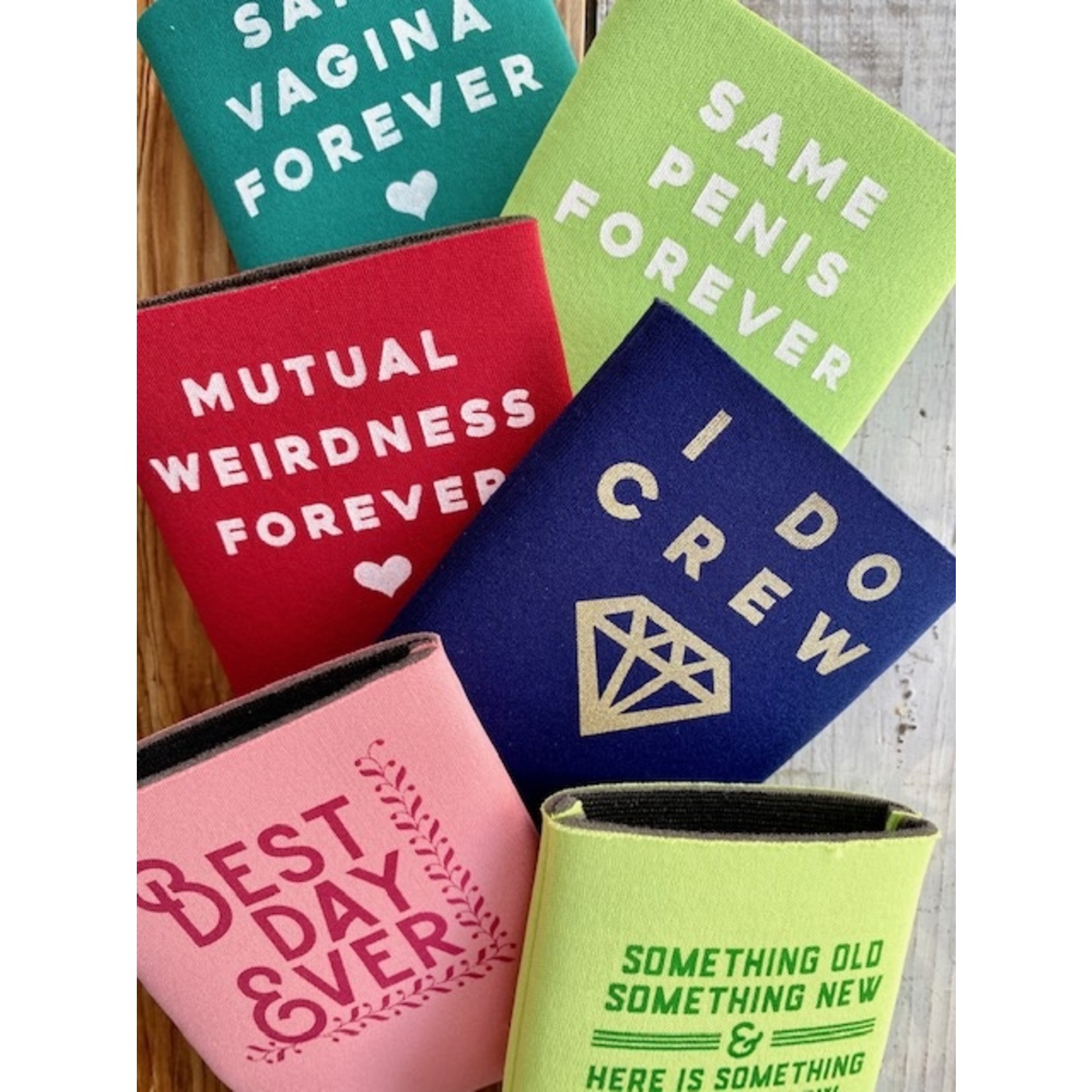 Exit343Design Wedding-Themed Can Koozies