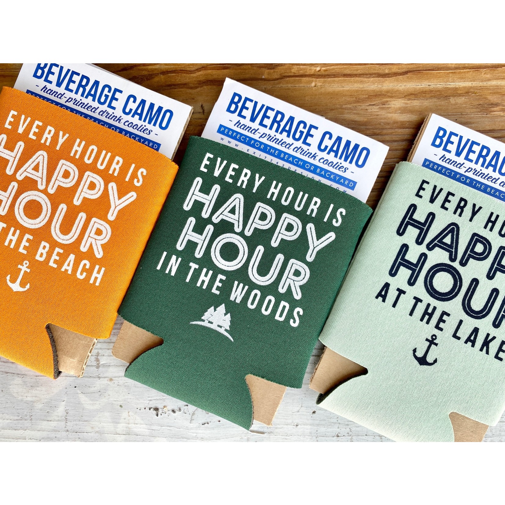 Exit343Design Every Hour Is Happy Hour Koozies