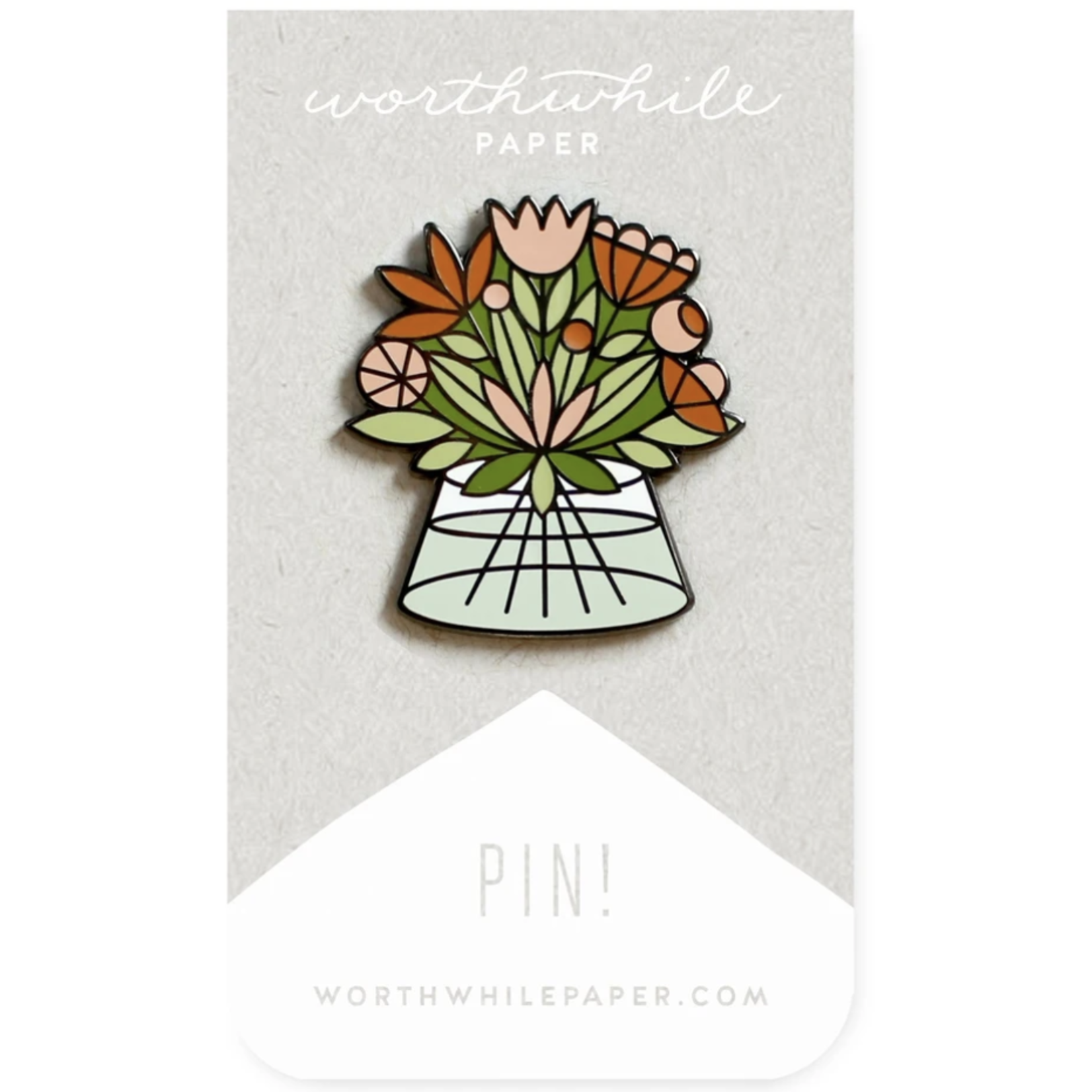 Worthwhile Paper Worthwhile Paper Enamel Pins