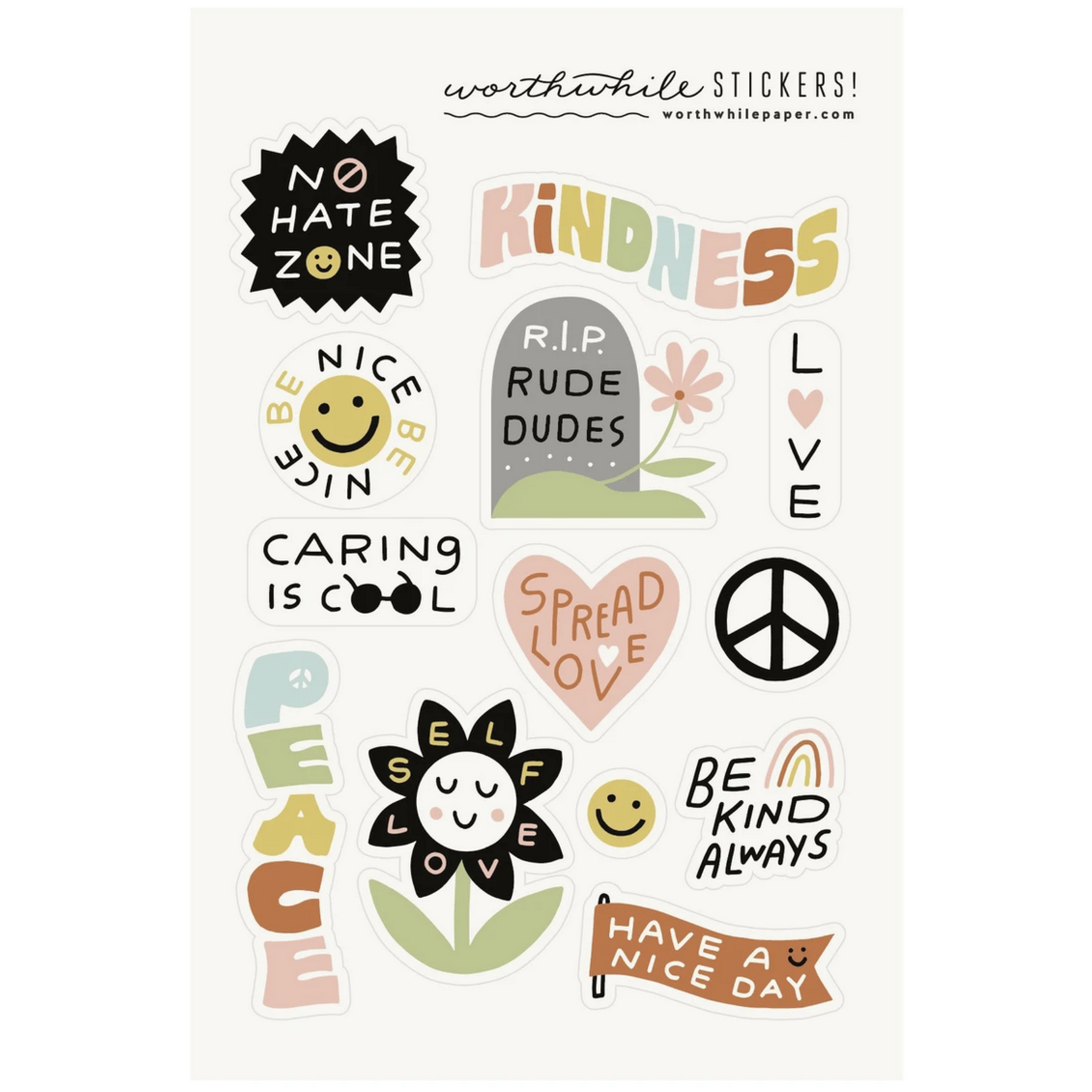 Worthwhile Paper Worthwhile Paper Sticker Sheet Sets