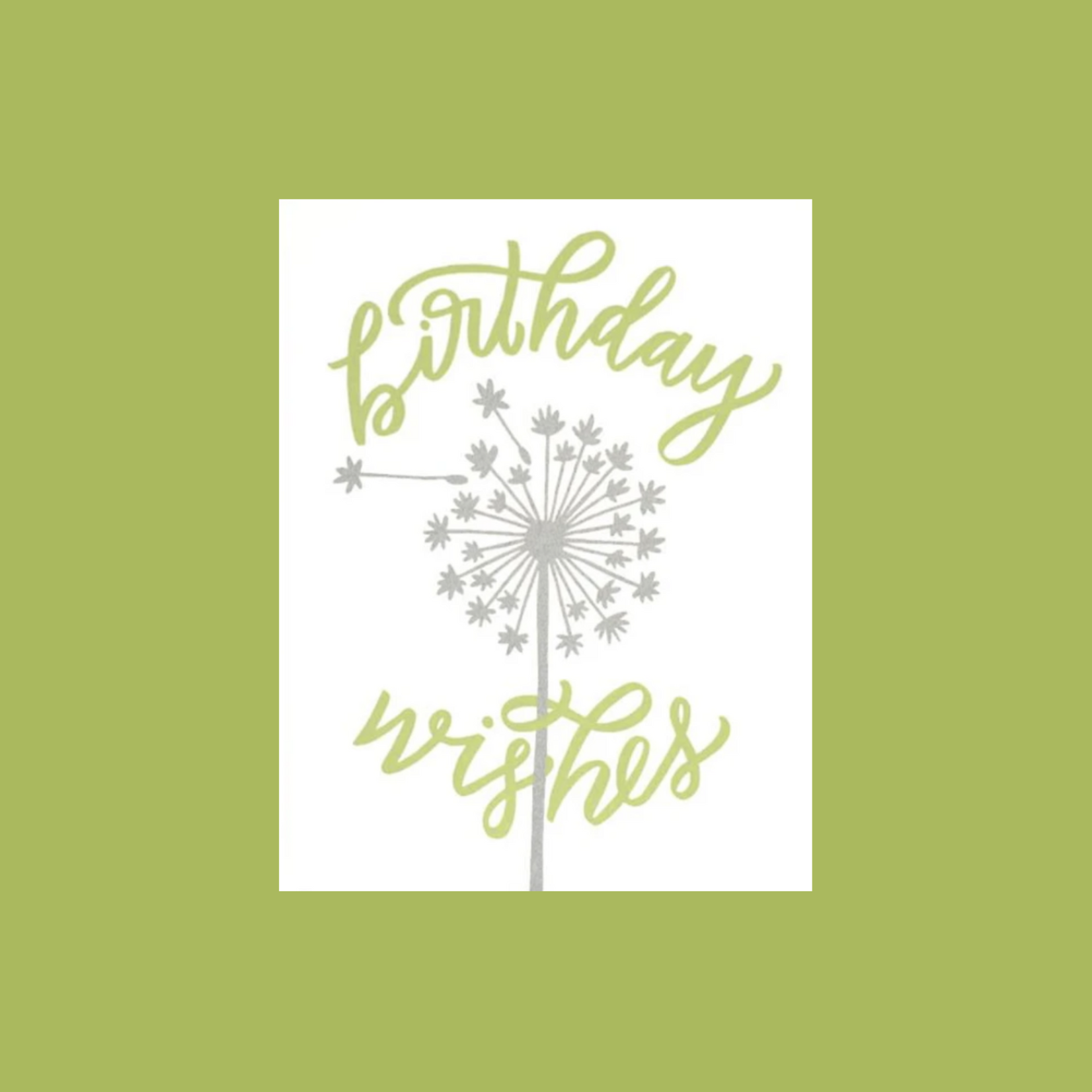 Worthwhile Paper Birthday Wishes Dandelion Puff Greeting Card