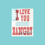 Igloo Letterpress Hangry Greeting Card