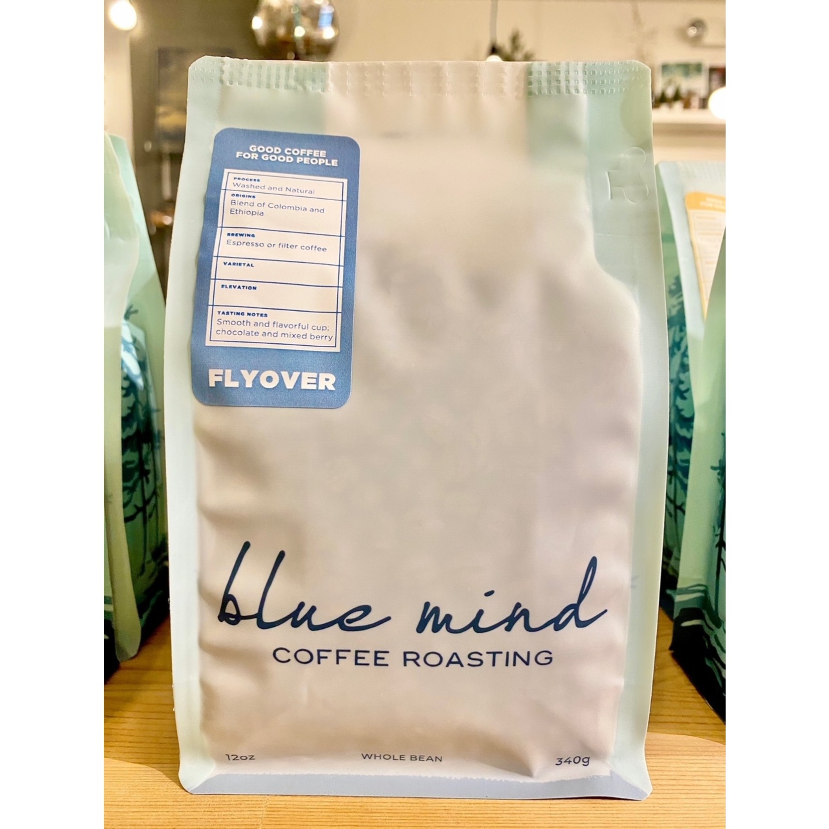 Blue Mind Roasting Blue Mind Whole Bean Coffee 12oz. Tree Bags