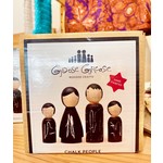 Goose Grease (LO) The Chalk People Wooden Peg Dolls