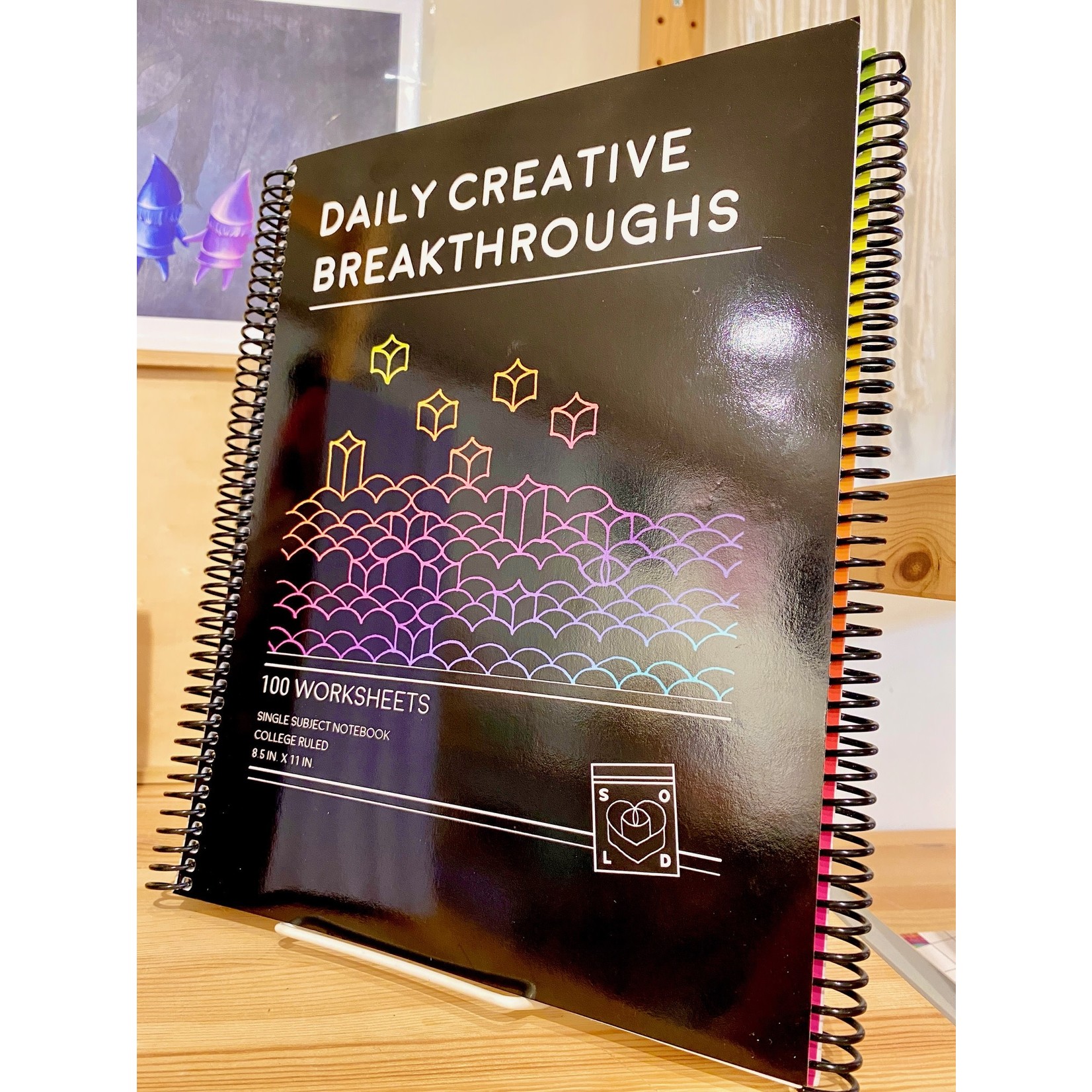 School of Life Design Daily Creative Breakthroughs Spiral Workbook