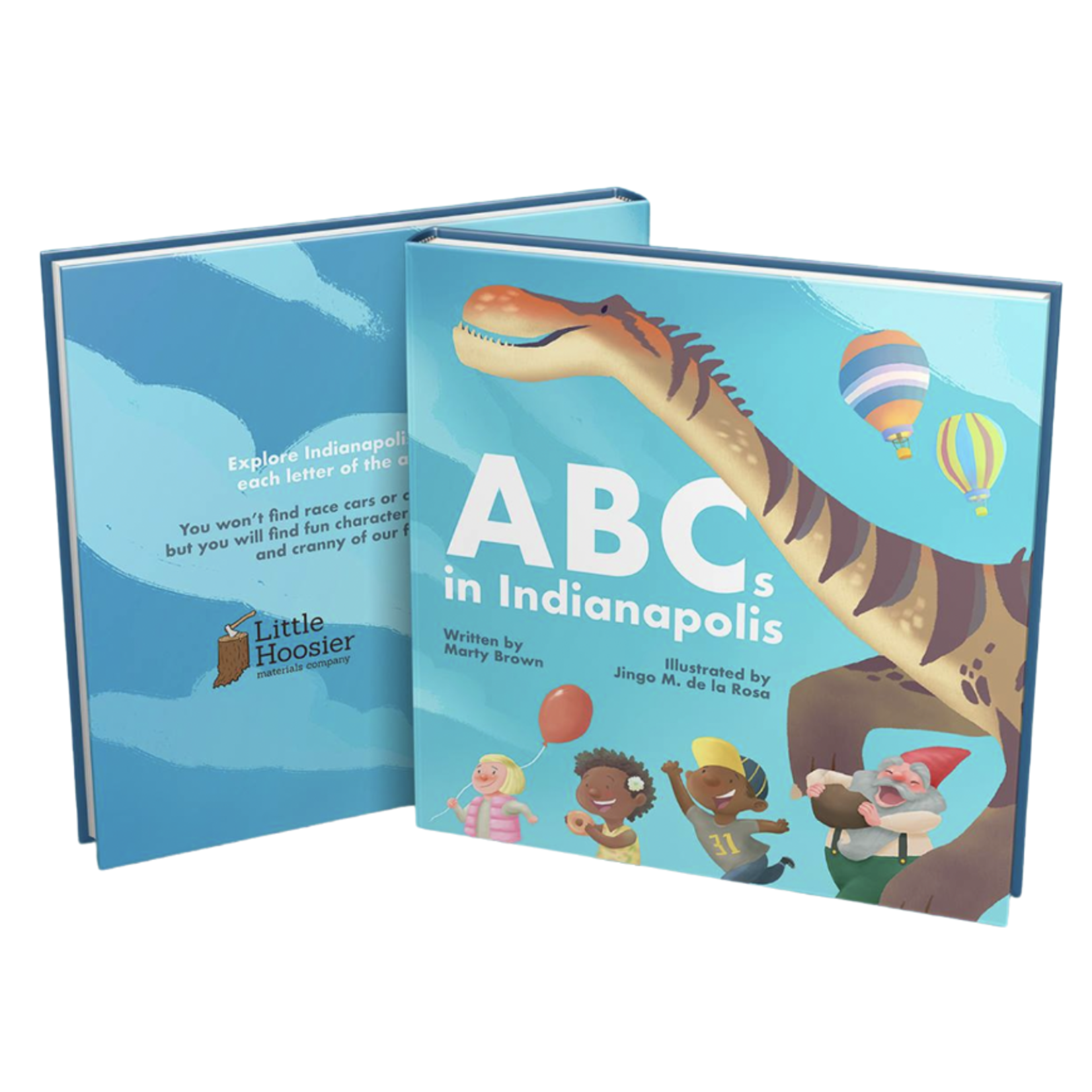 Marty Brown ABCs In Indianapolis Hardcover Book