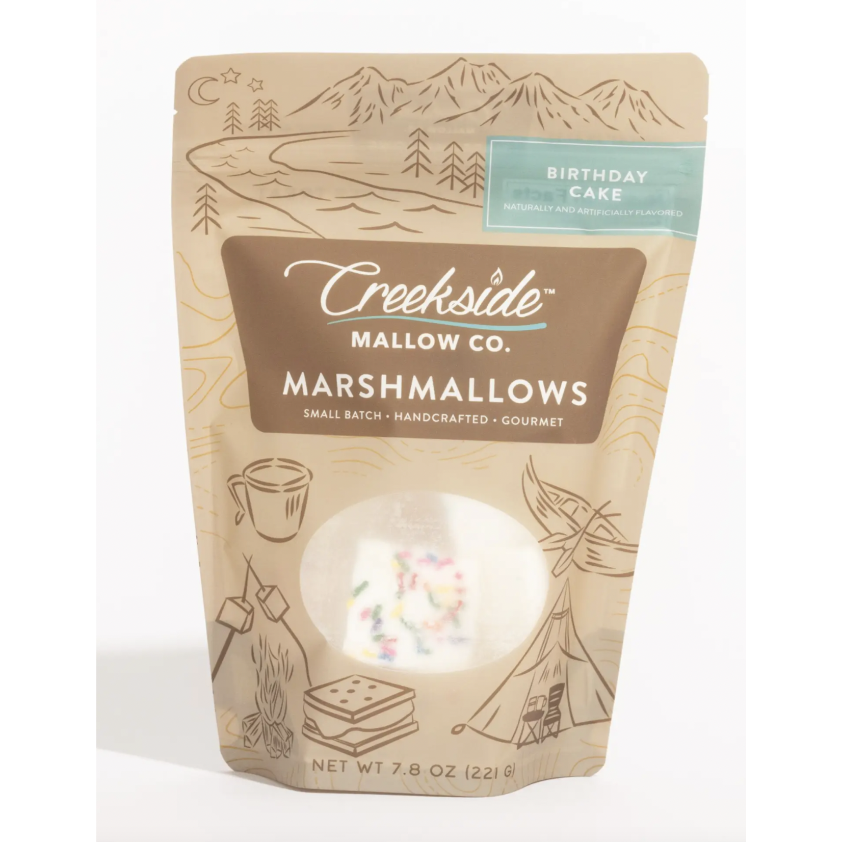 Creekside Mallow Co. / Fireside Mallow Co. Birthday Cake Marshmallow Bag