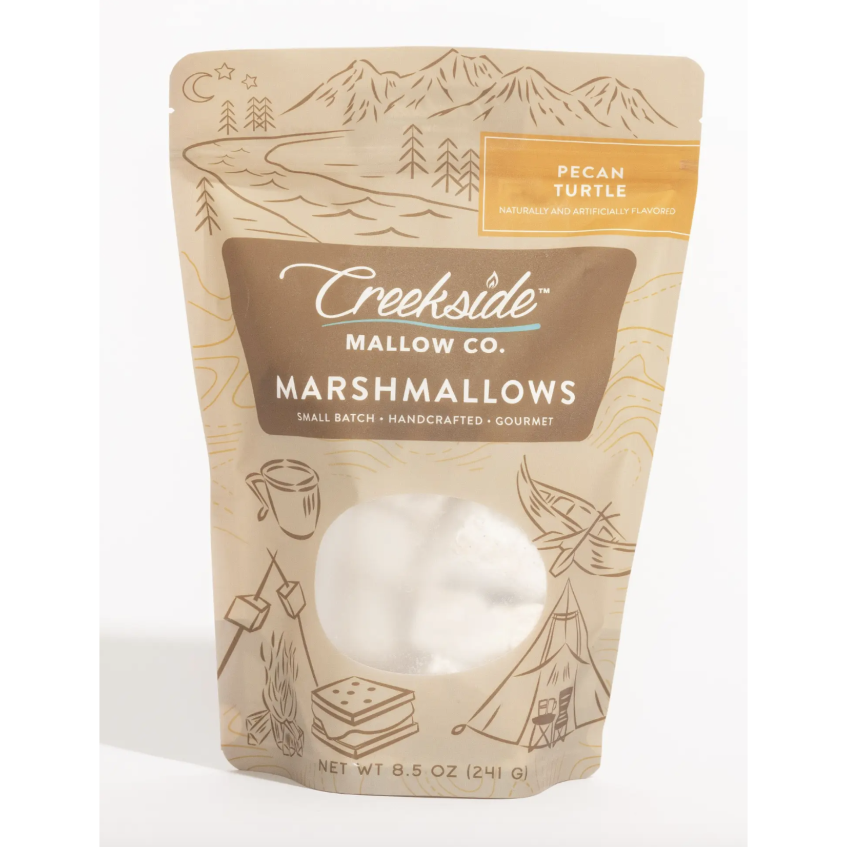 Creekside Mallow Co. / Fireside Mallow Co. Pecan Turtle Marshmallow Bag