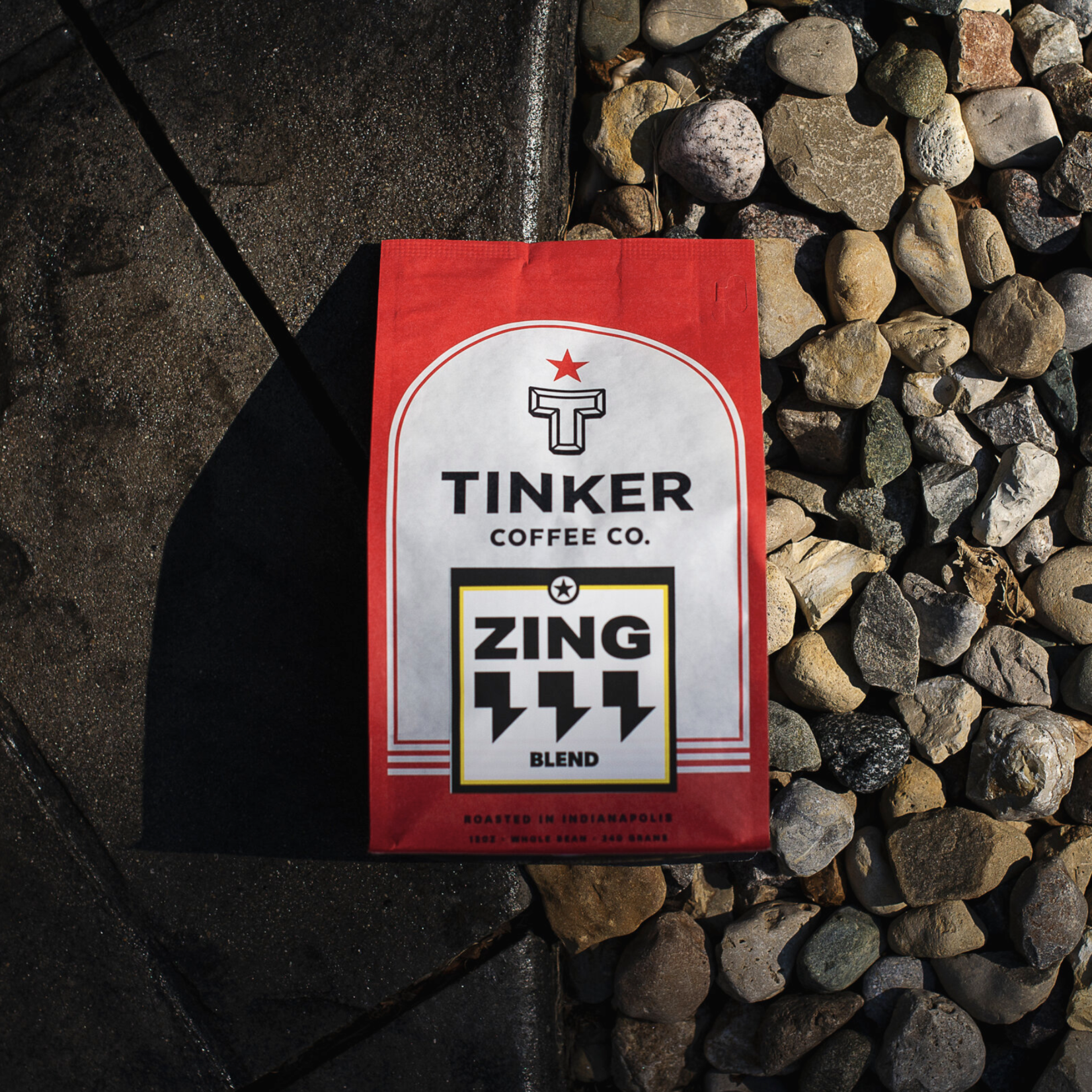 Tinker Coffee Co. Zing Blend — Whole Bean Coffee 12oz. Bag