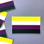 Nonbinary Pride Flag Sticker