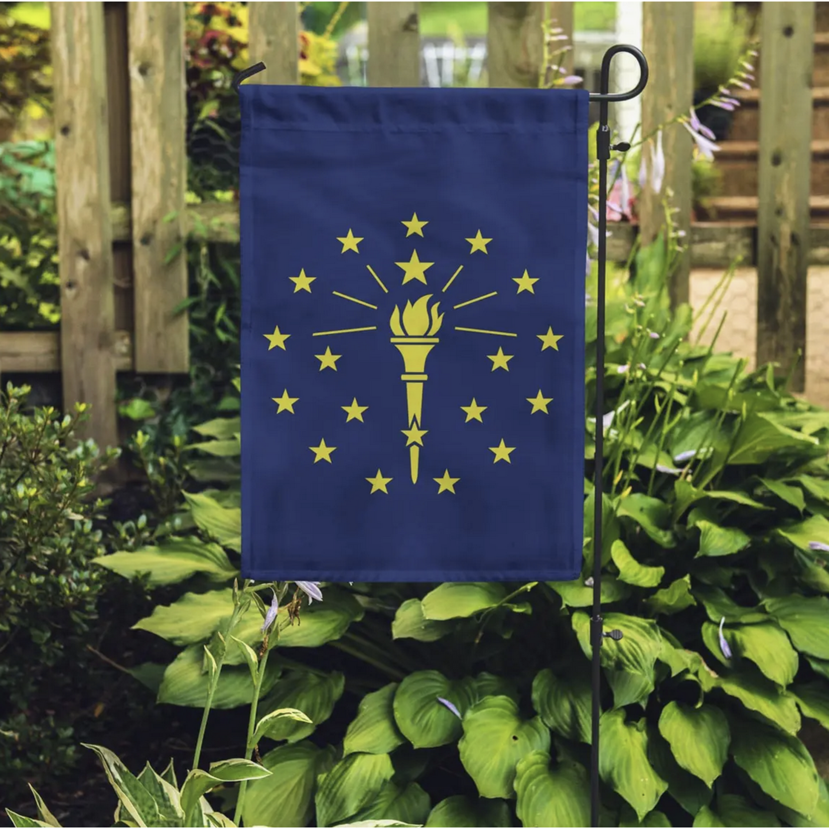 Garden Flag - Indiana State