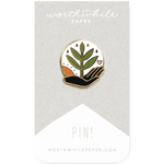 Worthwhile Paper Worthwhile Paper Enamel Pin —  Grow Plant Palm