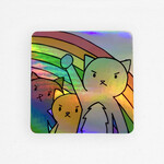 Jean Elise Designs / Lovely Things by Jean Elise / Toys by Jean Elise Resistance Kitties Holographic Sticker
