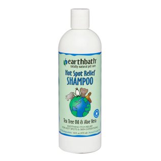 Earth bath Hot Spot Relief Shampoo - Tea Tree Oil & Aloe Vera 16oz