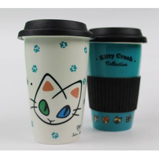 The Cool Corp Kitty Crush Travel Mug (W/Sleeve)