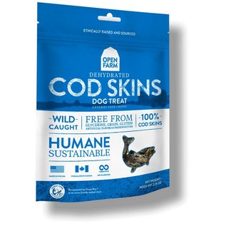 Open Farm Dehydrated Cod Skin Treats 2.25oz