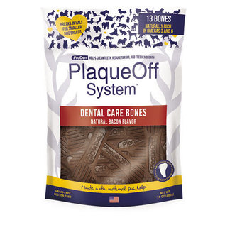 PlaqueOff PlaqueOff Dental Care Bones Natural Bacon