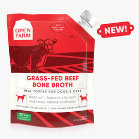 Open Farm Bone Broth Beef 12oz