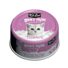Kit Cat White Meat Tuna Flakes, Crab & Goat Milk