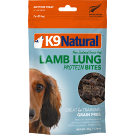 K9 natural Lamb Lung Protein Bites 50g