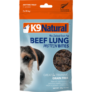 K9 natural Beef Lung Protein Bites 60g