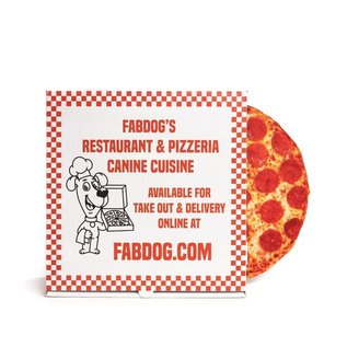 Fabdog Pizza Toy 10"