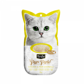 Kit Cat PurrPuree Plus Chicken & Fiber (Hairball)