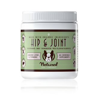 Natural Dog Company Hip & Joint Supplement 90 count jar