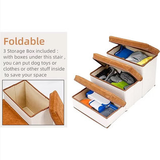 Pawzanddogz Foldable Steps With Storage