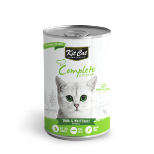 Kit Cat KC Wet Tuna & Whitebait in Broth 150g