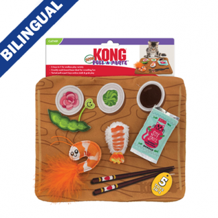 Kong Pull-A-Parts Sushi Cat Toy